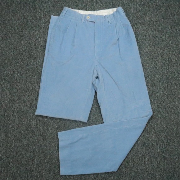 Frank‎ Namani Pants Mens 25x32 Blue Cashmere Blend Corduroy